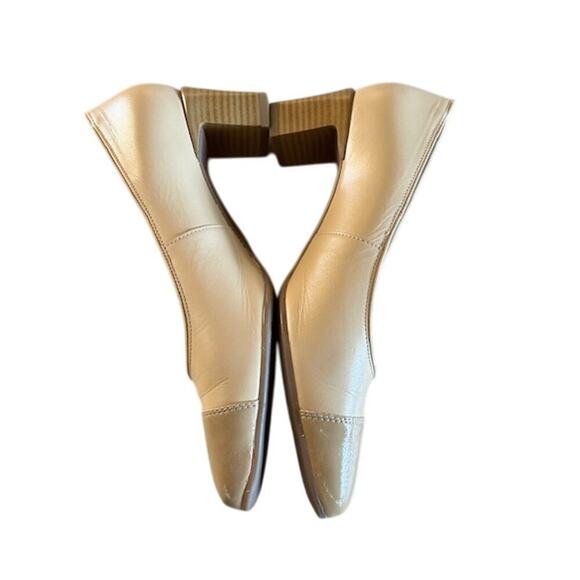 Y2K jenny by ara Milano Cap-Toe Pumps 8 – Beige/Tan Leather, - Picture 7 of 11